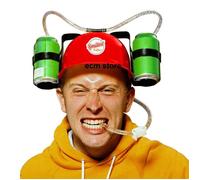 Casque Anti Soif - MISTER GADGET - Rouge - Personnalisable - Jeu à boire - Système audio