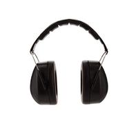 3M Kapselgehörschutz 90563E, Zusammenklappbarer Ohrenschützer, Bequemer Gehörschutz empfohlen für Geräuschpegel zwischen 94 bis 105 dB, noir, 1 pièce
