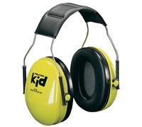 casque antibruit 3M™ Peltor™ pour enfants, vert fluo, SNR = 27 dB