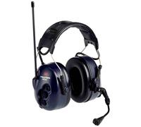 3M PELTOR LiteCom Casque Sans fil Arceau Noir, Bleu
