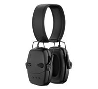 Casque antibruit avec protection auditive électronique pliable avec microphone directionnel et bandeau réglable pour une meilleure communication, port sécurisé, rangement facile