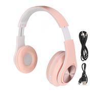 Casque antibruit circum-aural, arceau réglable et rétractable pour un maintien optimal, oreillettes en cuir PU souple avec éclairage d'ambiance