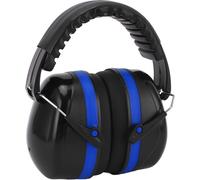 Casque antibruit industriel Protection auditive Taille réglable Casque antibruit pliable pour bébé Adultes Noir Bleu
