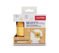 Casque antibruit pour bébés, offre une protection auditive, SNR 23, jaune, ALPINE Muffy Baby Yellow ALP27495