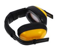 Casque Antibruit Réglable Jaune et Protection Auditive au Travail | Coussinets Souples en Mousse, Coque ABS Enveloppante, Serrage-tête Coulissant Rembourré, Pliable, Adapté aux Outils
