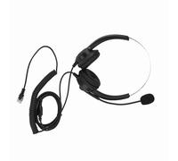 Casque Antibruit Rotatif à 330° pour Centre D'appels, Fonction de Suppression du Bruit pour Une Communication Claire, Idéal pour Le Support Client, Casque Confortable de 2,5 Mm (tête de