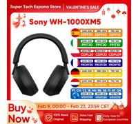 Sony WH-1000XM5 Casque antibruit sans fil Batterie 30 heures Processeur intégré V1 Cuir souple 4 microphones Noir Black
