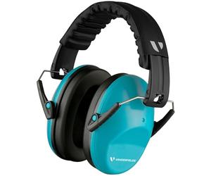 Casque antibruit Vanderfields de qualité supérieure - Réduction du son à large spectre de 33,2 dB à 2 K Hz - Casque pour enfants de 3 à 12 ans - Bleu ciel