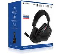 Corsair Casque arceau gaming Void - Circum-aural sans fil - Noir pour PS5