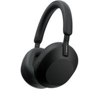 Casque Arceau réduction active du bruit sans fil Sony WH1000XM5SA Bluetooth avec étui souple Noir Noir A