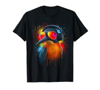 Casque Art Lunettes de Soleil Animal Kingfisher Lover T-Shirt