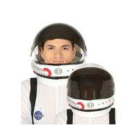 Fiestas Guirca Casque Astronaute visière Amovible Adulte - Coloré - Taille Unique