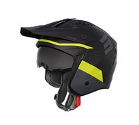 Casque Atv Quad SHOT RACE GEAR Jump Tricks Black Neon Tellow Matt XS