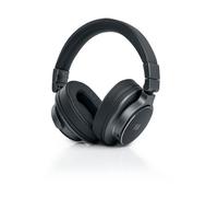 CASQUE AUDIO BLUETOOTH PREMIUM ASPECT CUIR NOIR + MAINS LIBRES - MUSE