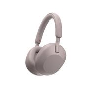 Casque audio arceau sans fil Sony WH1000XM5 rose à réduction de bruit
