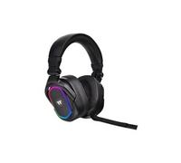 Thermaltake Casque gamer filaire Argent H5 Surround RGB (Noir)