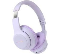 imoshion Casque sans fil pour enfants LED Light - Limiteur de décibels - Avec câble AUX - Lavender Lilac