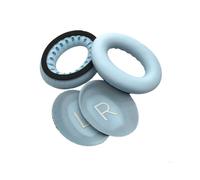 Casque audio avec arceau et coussinets d'oreille compatibles avec Bose QuietCom, bleu clair