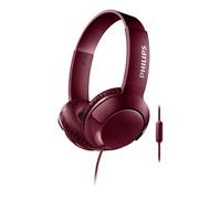 Philips BASS+ SHL3075RD Casque avec micro sur-oreille filaire jack 3,5mm rouge
