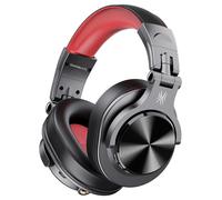 casque bluetooth 5.2 studio dj 72h autonomie - oneodio fusion a70 - Rouge