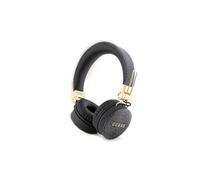 Casque Sans Fil - Guess - GUBH704GEMK - Cuir PU Noir - Autonomie 32h - IPX4