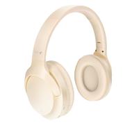 Casque Audio Bluetooth à Réduction de Bruit Pliable Beige