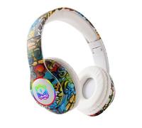 Casque Audio Bluetooth Graffiti L750 Pliable - LED RGB - Lumières LED RGB, Ecouteurs & Micro, Réduction Bruit, Hi-Fi - Autonomie 18h