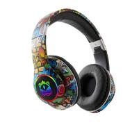 Casque Audio Bluetooth Graffiti L750 Pliable - LED RGB - Lumières LED RGB, Ecouteurs & Micro, Réduction Bruit, Hi-Fi - Autonomie 18h