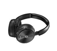 Swissten Casque audio Bluetooth Confort Trix – Tuner FM, Micro-SD, Micro – Noir