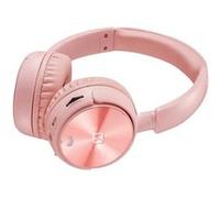 Swissten Casque stéréo Trix – Sans fil Bluetooth, Tuner FM, Micro‑SD, Micro – Rose