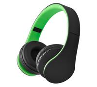 Casque Audio Bluetooth Pliable Sans Fil Avec Radio FM Et Lecteur MP3 Rouge Vert YONIS