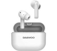 Daewoo Écouteurs TWS sans fil DW2002 Autonomie 6h 500 mAh Blanc