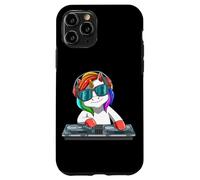 Casque Audio EDM Rave Unicorn DJ Dance Music Mix Coque pour iPhone 11 Pro