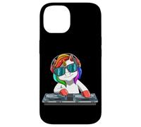 Casque Audio EDM Rave Unicorn DJ Dance Music Mix Coque pour iPhone 14