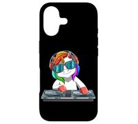 Casque Audio EDM Rave Unicorn DJ Dance Music Mix Coque pour iPhone 17