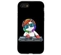 Casque Audio EDM Rave Unicorn DJ Dance Music Mix Coque pour iPhone SE (2020) / 7/8