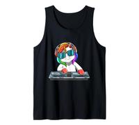 Casque Audio EDM Rave Unicorn DJ Dance Music Mix Débardeur