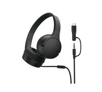 SoundForm Mini - Ecouteurs avec micro - sur-oreille - filaire - jack 3,5mm, USB-C - noir