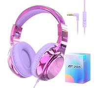 Casque Audio Enfant, Casque Filaire Enfant Réglable/Pliable, Casque Enfant Audio Avec Micro, 85/94Db Volume Limité, Casque Enfant Fille 2 Ans, Casque Musique Enfant Pour Ipad/Table[ECO5242197]