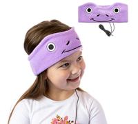 Casque Audio Enfant Modèle Grenouille Pourpre | Bandeau Confortable avec Écouteurs, Léger Et Facile À Utiliser | Disponible dans Différentes Couleurs Et Design Amusant avec Animaux Et Dessins Animés