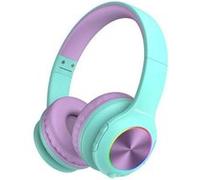 Casque audio enfant - POWERLOCUS - PLED - Bluetooth - Autonomie 30h - Micro intégré Bleu