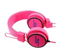 Casque audio - EXTRA-Bass - Rose - Filaire - Sur-oreille - Micro intégré