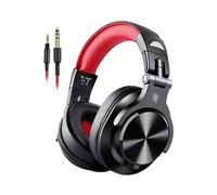 Casque Audio Filaire,DJ studio Ecouteur A71 Compatible Smartphone/PC -rouge