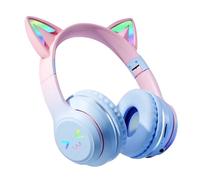Casque audio filaire - TD® - Kawaii - Enfant - Anti-bruit - Lumineux - Pliable