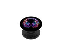 Casque Audio Galaxie Cosmique DJ Musique PopSockets PopGrip Adhésif