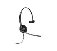 Poly EncorePro HW510 - EncorePro 500 series - micro-casque - sur-oreille - filaire - jack 3,5mm - noir - Certifié pour Skype for Business, certifié