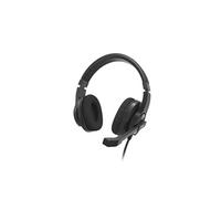 Casque Audio Hama HS-P350 V2 00139936 Filaire Supra-Auriculaire Jack 3.5mm Avec Microphone Plastique Noir Noir G