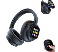 Casque Audio HY-X1 Pro AI Translator, 115 Langues, Traduction en Temps réel, écran Tactile Amovible, Bluetooth 6.0, réduction de Bruit, for Les Voyages d'affaires et Les réunions.