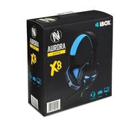 Ibox x8 binaural bandeau noir, bleu casque audio (gaming headphones ibox x8) Noir
