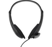 Casque audio microphone "filaire" 16cm noir G